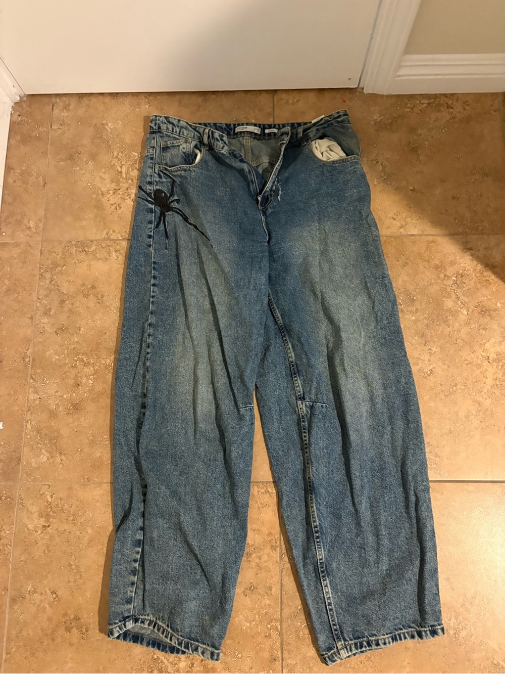Spider Women's Blue Denim Jeans